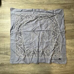 Elephant Brand Bandana Men OS Blue Paisley Cotton Western Biker Headwrap T59